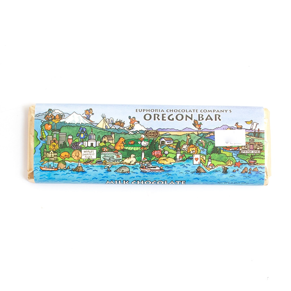 State of Oregon, Euphoria, Chocolate, Food & Beverage, Bar, Milk, 2.5 ounce, 150595